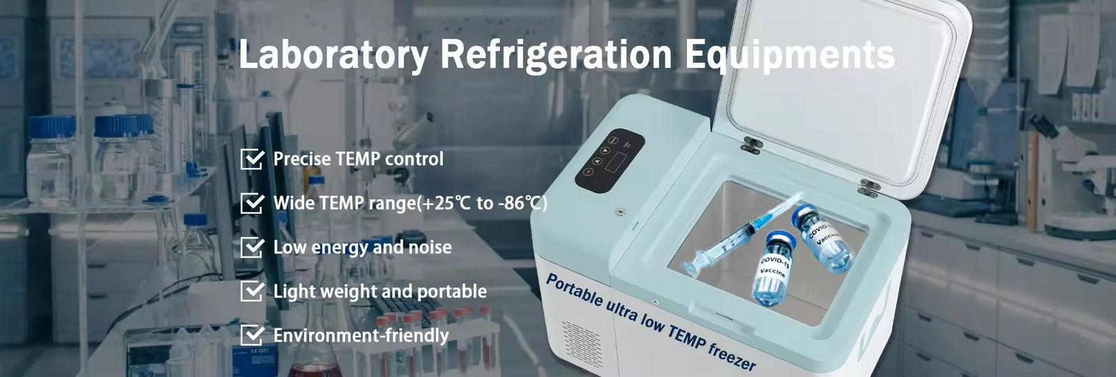 Congélateur ultra basse température portable